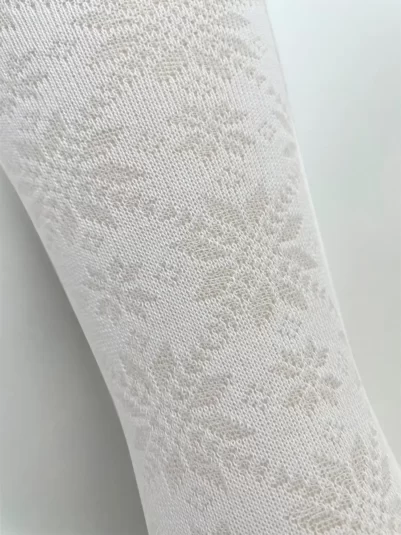 Колготки ажурные СНЕЖИНКА белый - 2